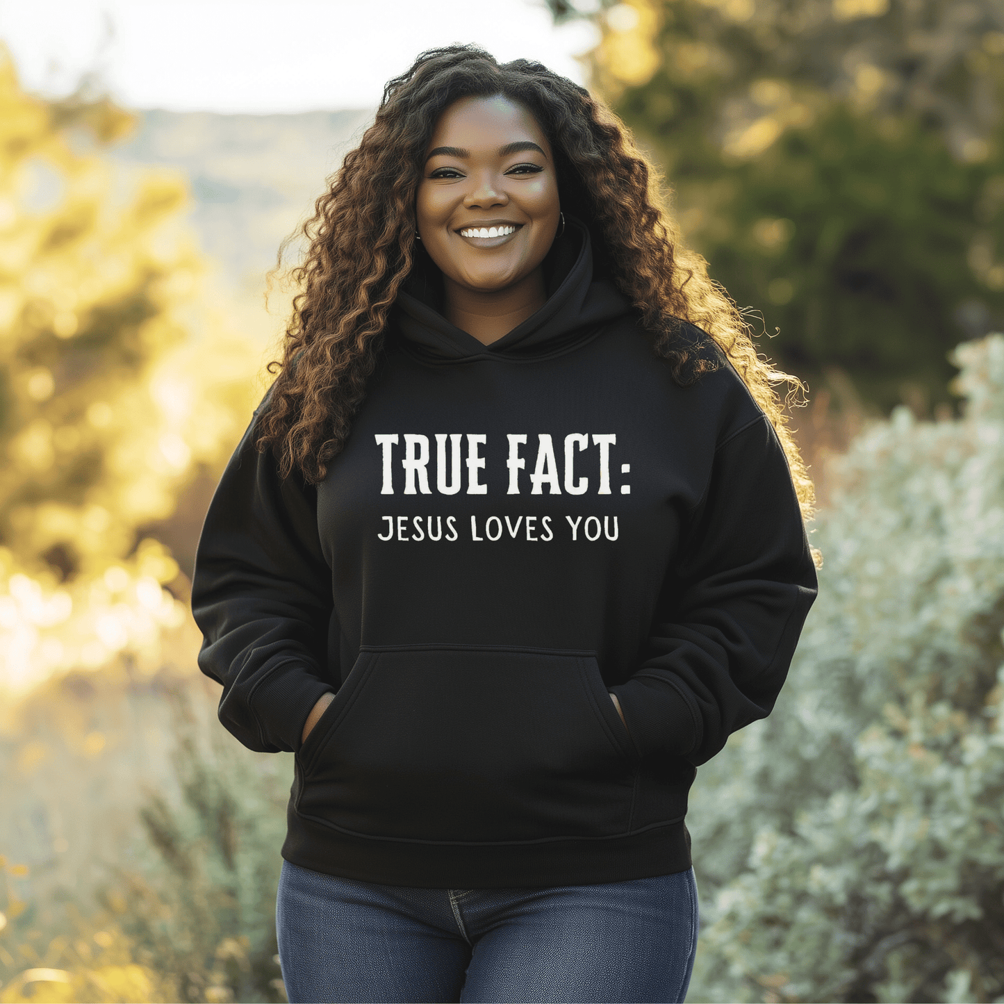 New True Fact Hoodie - Faith Girl Co.