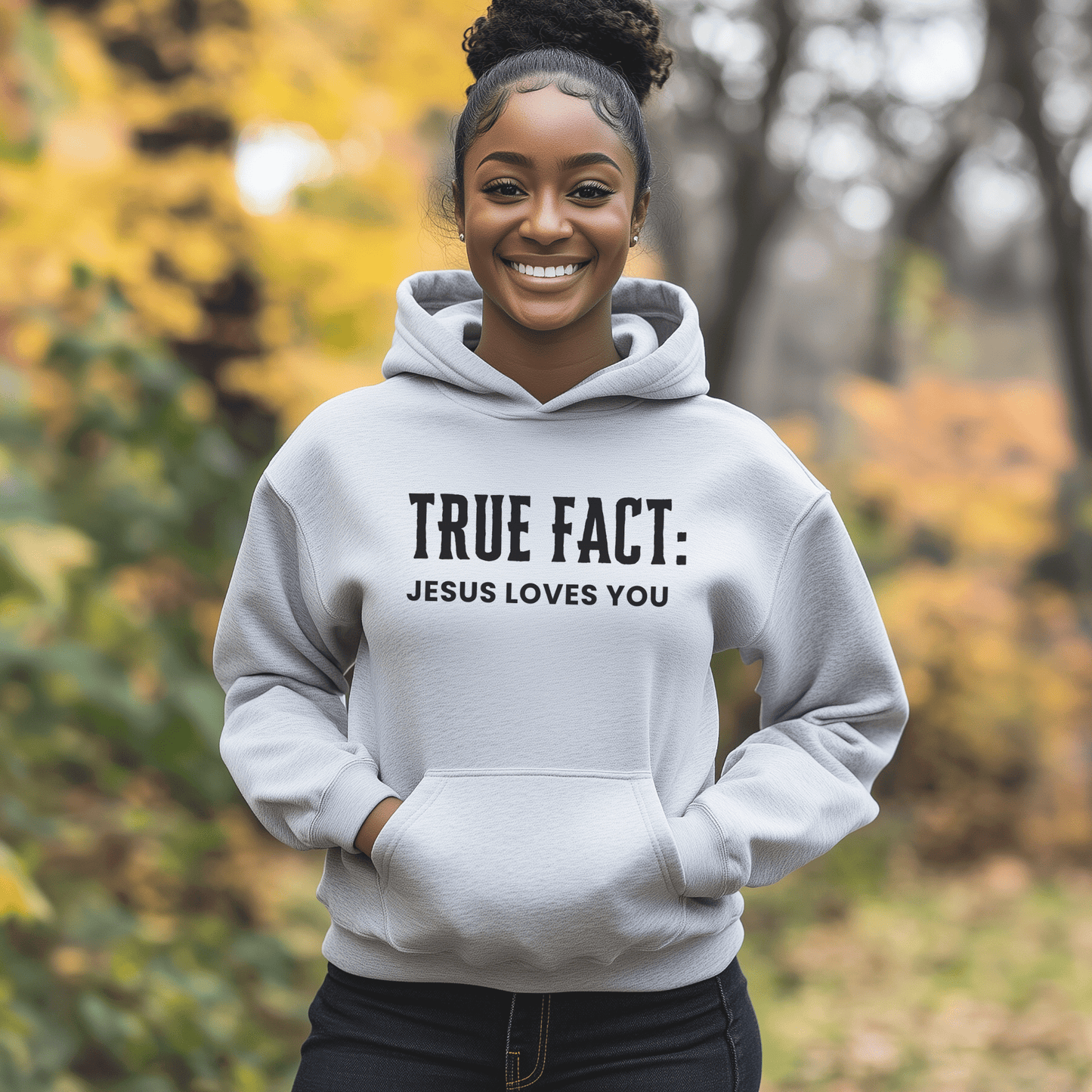 New True Fact Hoodie - Faith Girl Co.